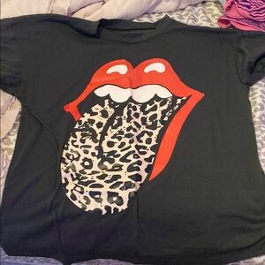 Graphic Kids T-Shirt - Black with Red and White Design